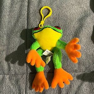 Rainforest Cafe Frog Keychain